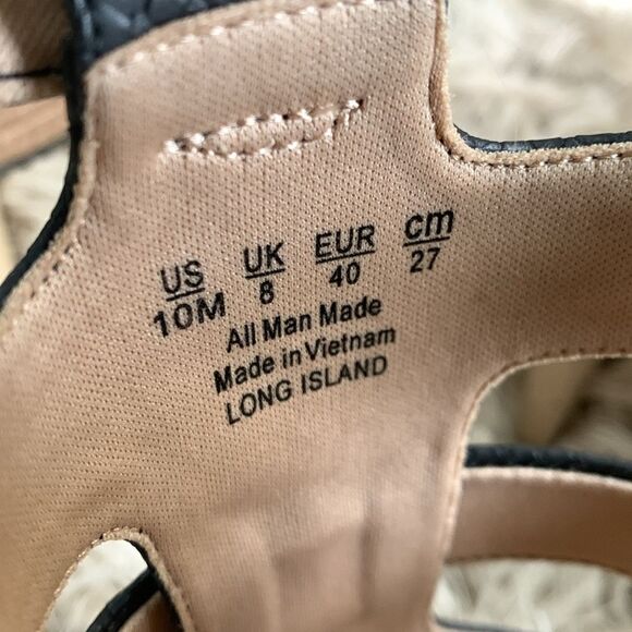 Dr. Scholl's Shoes Women's Long Island Ankle Straps Black Sandal Size 10 Medium - Picture 4 of 17